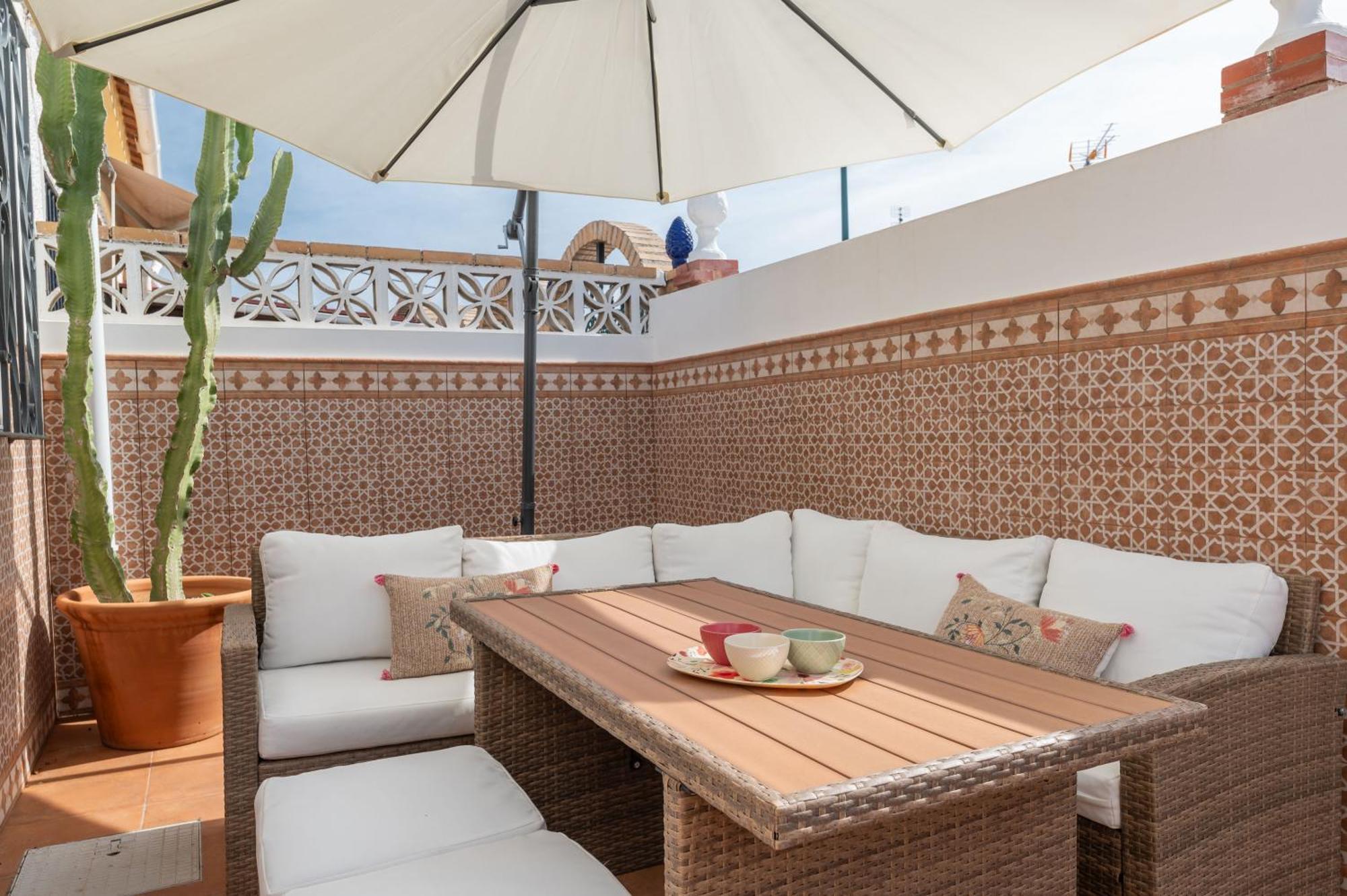 Villa Casa Silvia - Piscina Y Playa à Málaga Extérieur photo