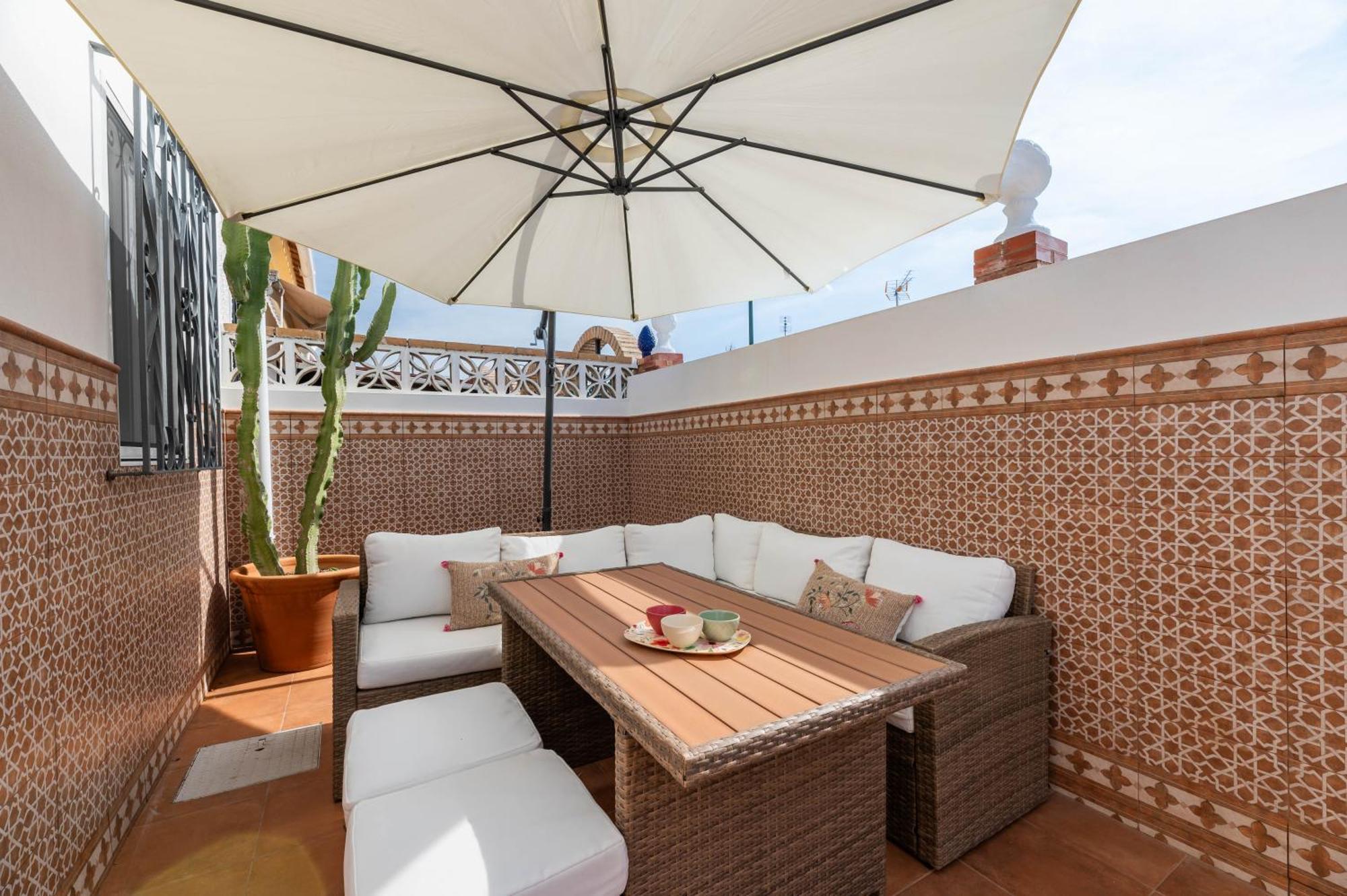 Villa Casa Silvia - Piscina Y Playa à Málaga Extérieur photo